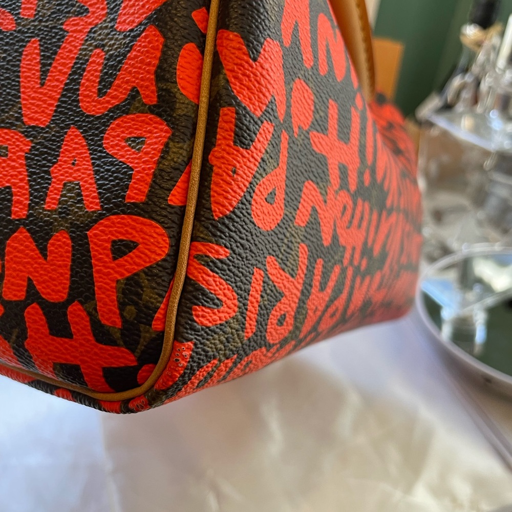 SOLD 💵Louis Vuitton Steven Sprouse Graffiti Orange Speedy 30 - Picture 13 of 14